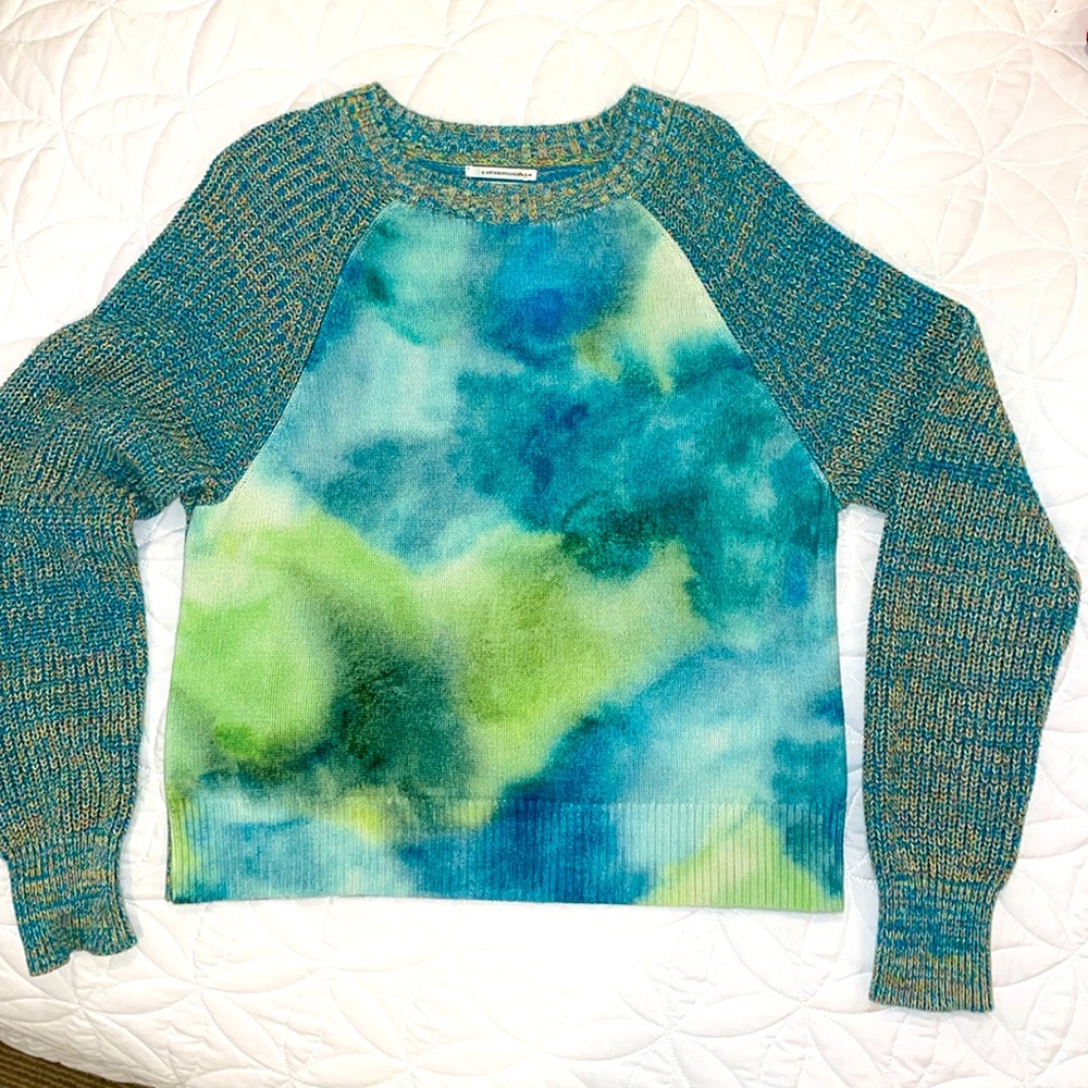 Anthropologie Watercolor Tie-Dye Sweater